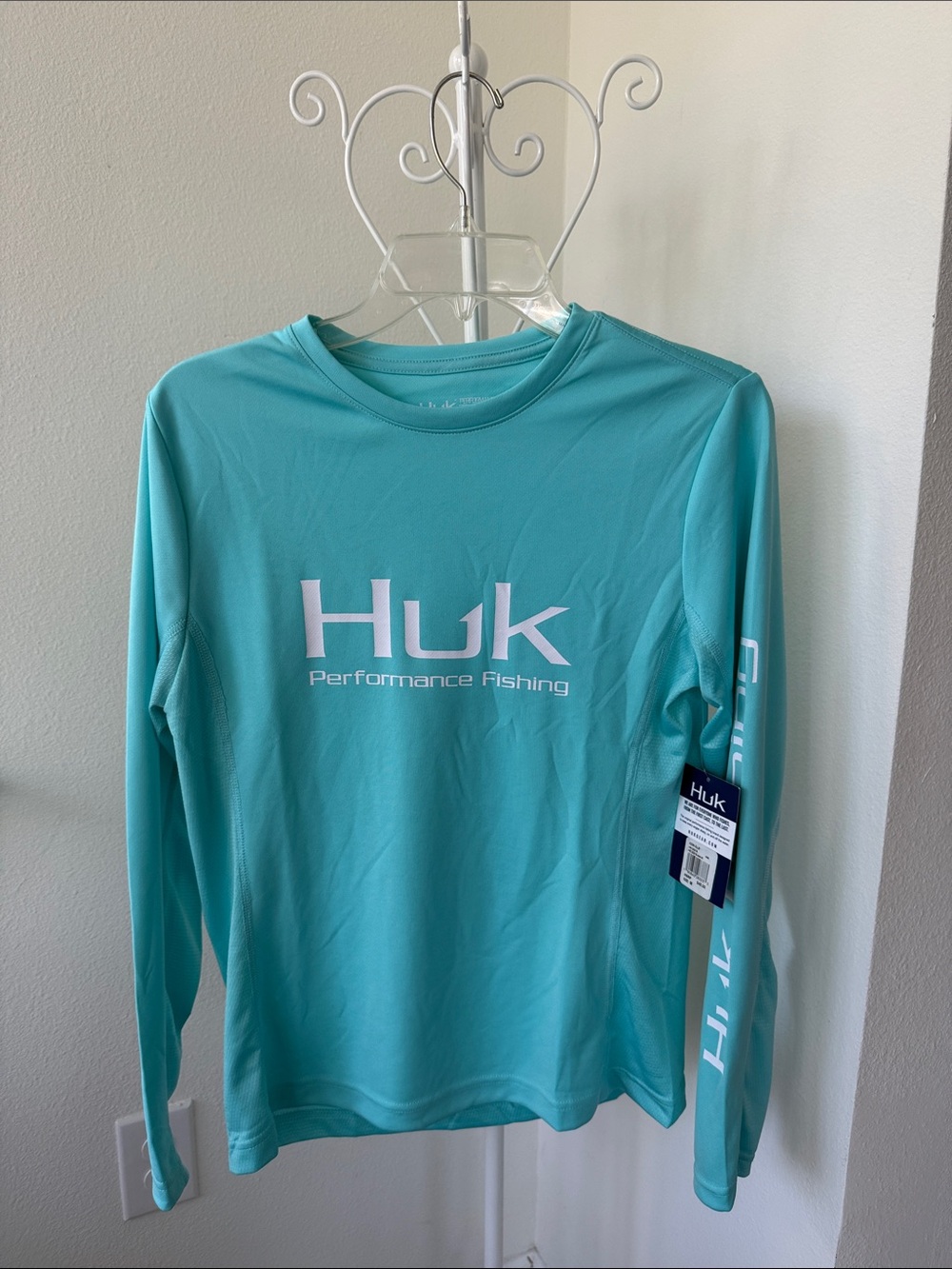 Huk Performance Fishing Long Sleeve Shirt - Seafoam Turquoise